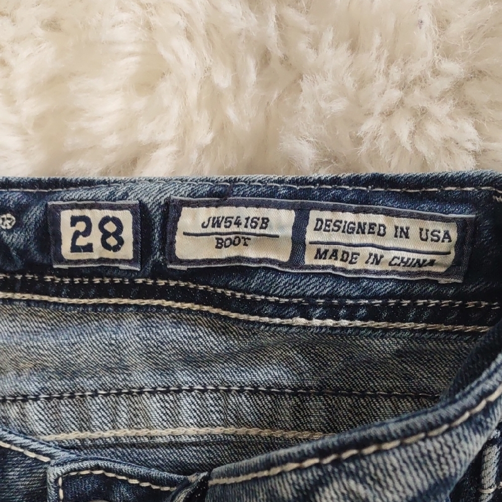 MISS ME BOOT Embellished Blue Jeans - Picture 8 of 17